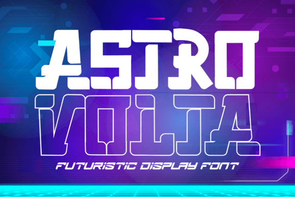 Astro Volta: The Future-Inspired Display Font