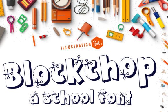 Blockchop: The Whimsical Display Font for Branding