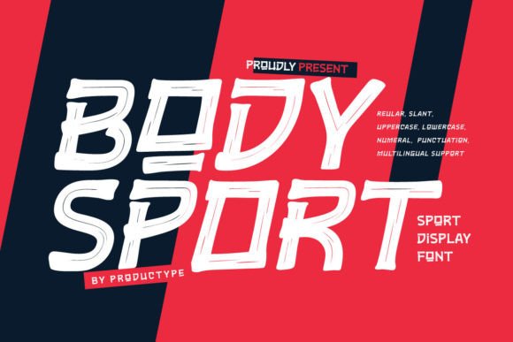 Bodysport: A Bold Display Font for Makers