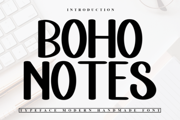 Boho Notes: A Bold Display Font for Crafters