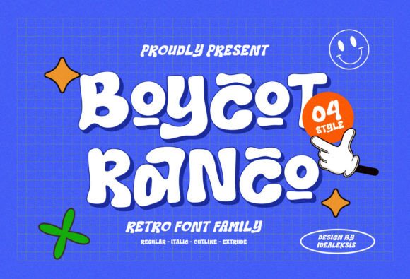 Boycot Ranco: A Retro Typeface for Modern Editors
