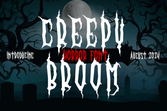 Creepy Broom Typeface Review for Spooky Branding