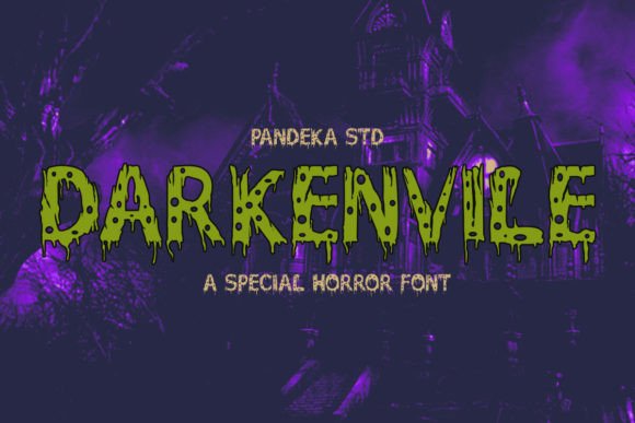 Darkenvile Typeface for Spooky Branding