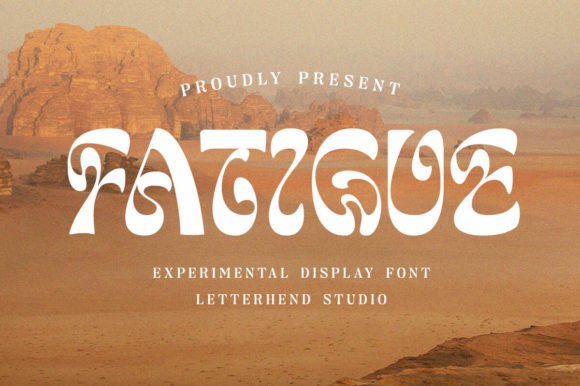 Fatigue Display Font for Handmade Branding