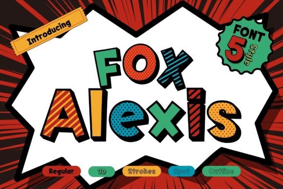 Fox Alexis: A Playful Display Font for Branding