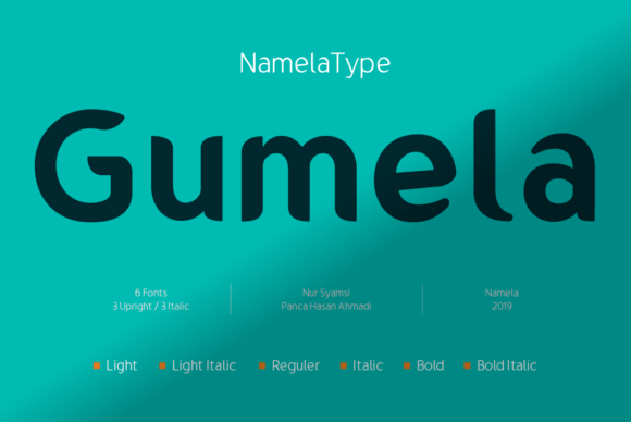 Gumela Font: Modern Display Type for Web Design