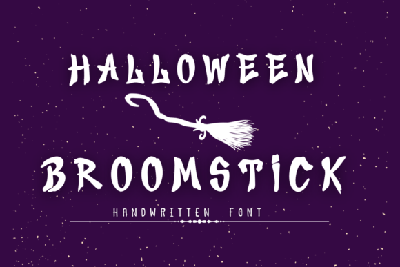 Halloween Broomstick Font for Spooky Branding