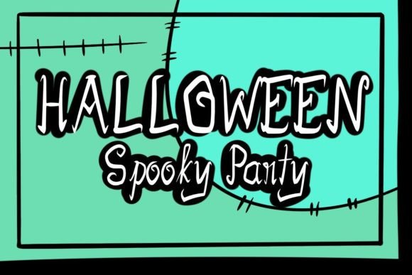 Halloween Spooky Party Font for Bold Marketing