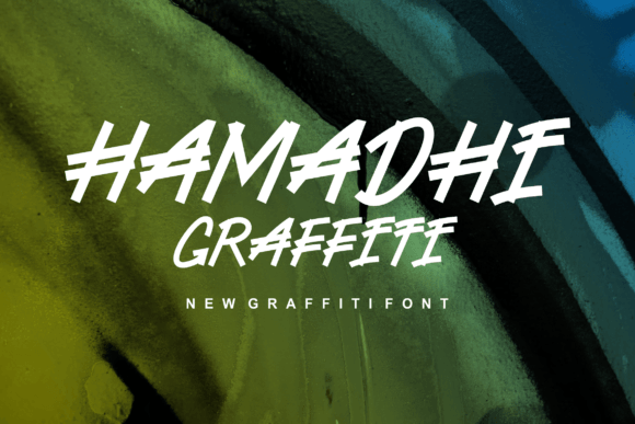 Hamadhi Graffiti: A Bold Display Font for Modern Editorial Design