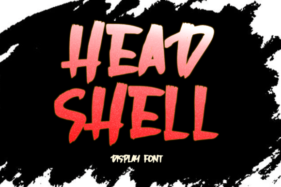 Head Shell: A Festive Display Typeface for Holiday Editorial Design