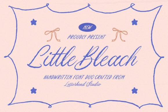 Little Bleach Font: A Versatile Display Duo for Modern Design