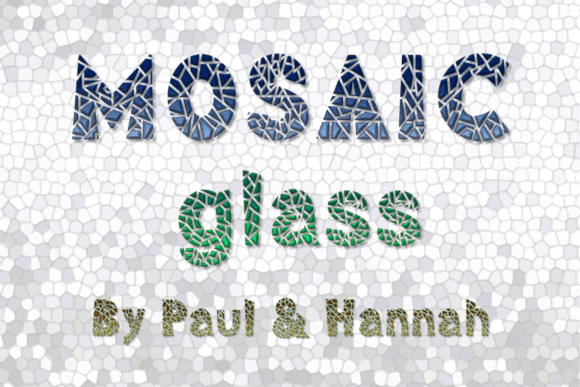 Mosaic Glass: A Display Font for Branding