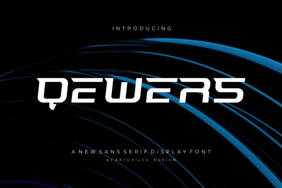 Qewers: The Ultimate Sports Display Font for Crafters