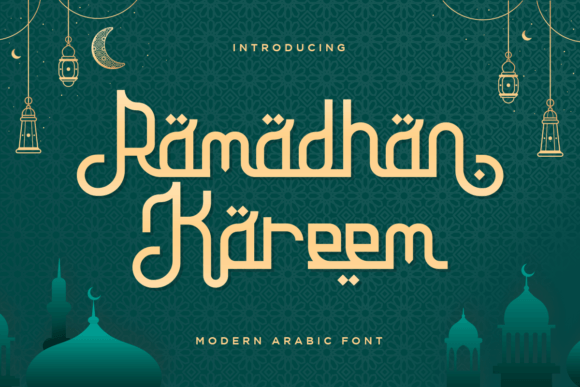 Ramadhan Kareem Font for Elegant Web Headers