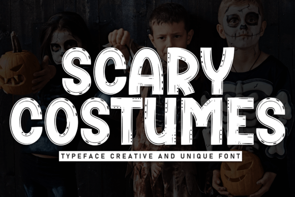 Scary Costumes Font for Bold Marketing