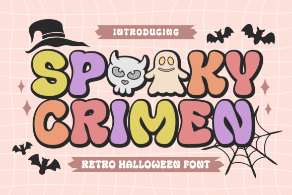 Spooky Crimen: A Playful Halloween Display Font