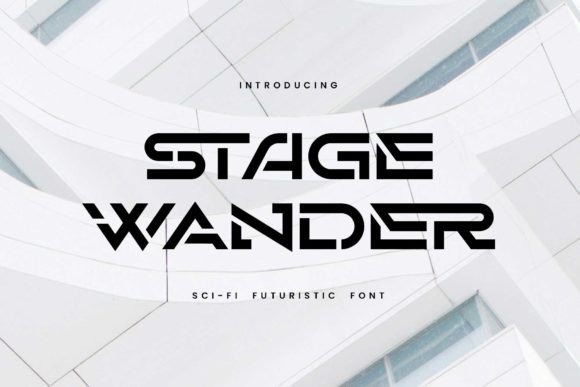 Stage Wander Font Review: Sci-Fi Display Typography