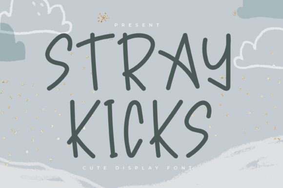 Stray Kicks: A Playful Display Font for Web Design