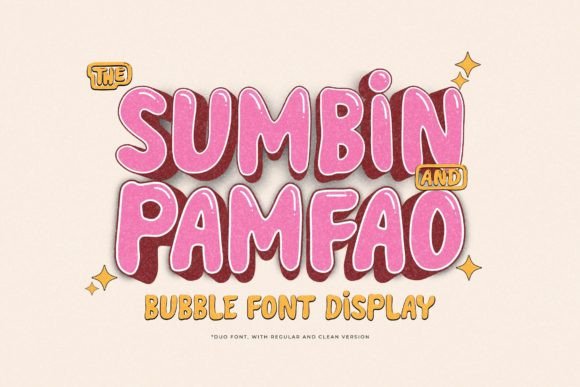 Sumbin Pamfao: A Playful Display Font for Makers