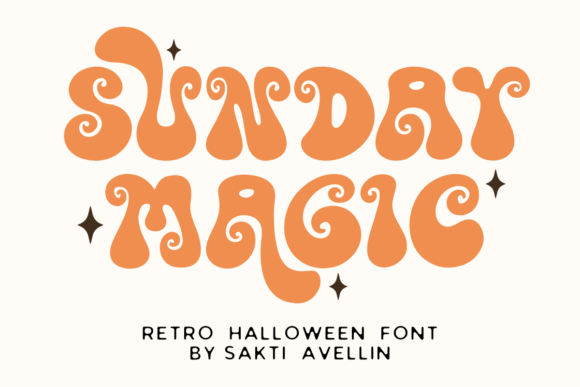 Sunday Magic: A Retro Halloween Font for Bold Branding
