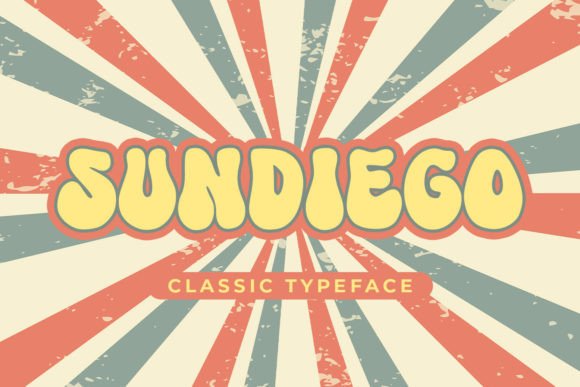Sundiego: The Retro Display Font for Bold Campaigns