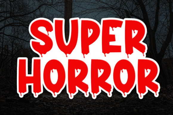Super Horor: The Display Font for Magical Campaigns