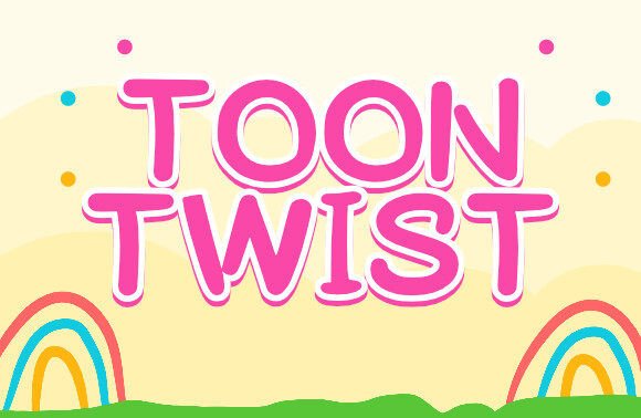 Toontwist Font for Playful Handmade Brands