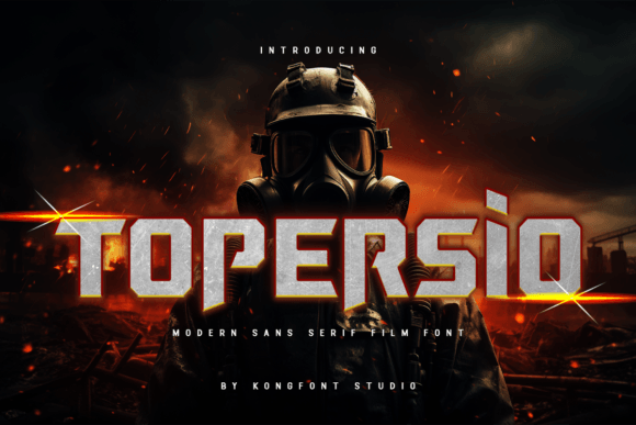 Topersio Display Font for Bold Editorial Headlines