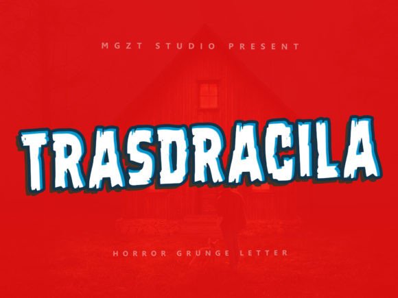 Trasdracila Font for Spooky Branding