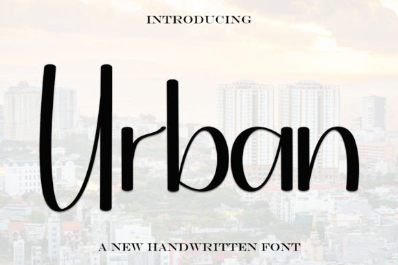 Urban: The Festive Display Font for Holiday Campaigns