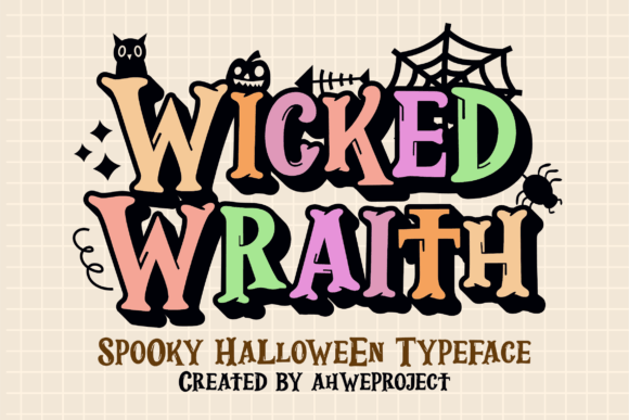 Wicked Wraith: A Spooky Display Font for Branding